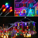 LUCES DE NAVIDAD CON PANEL SOLAR 20 METROS