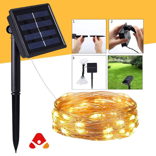 🌙 Luces LED Solares 25 m